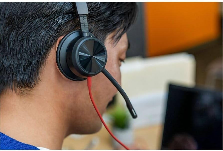 Amazon.co.jp: Poly(旧モデル) 有線ヘッドセット BlackWire 8225 USB-A