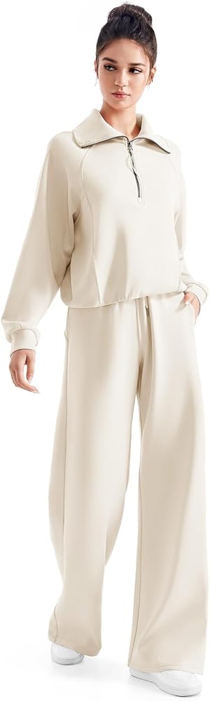 Amazon.com: SUUKSESS Women 2 Piece Lounge Matching Sets Wide Leg