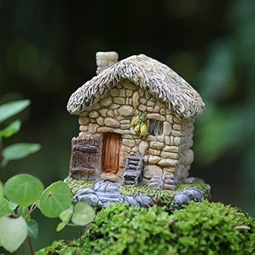 Amazon.co.jp: 鉢植え 飾り 建物 置物 カントリー風 オブジェ