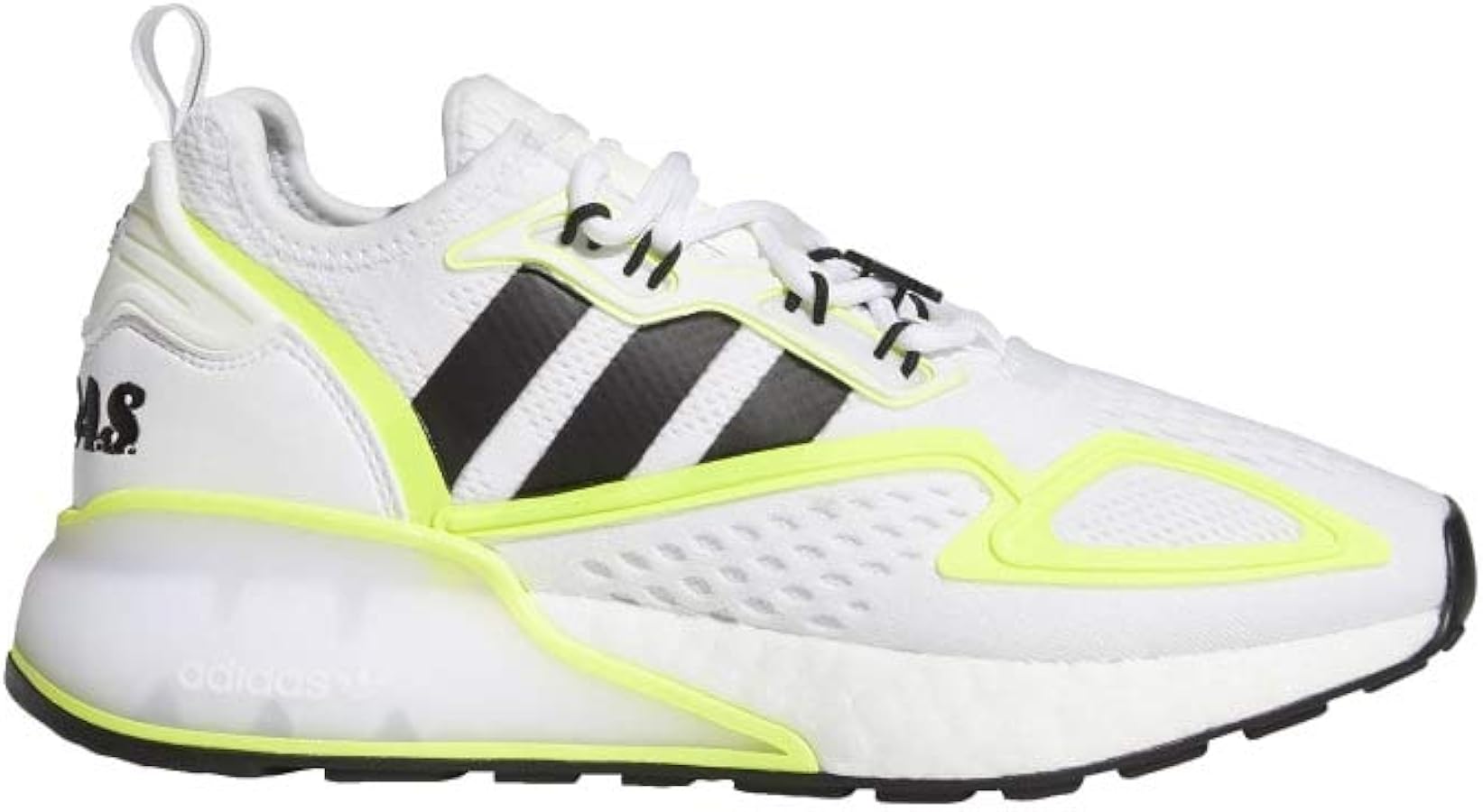 Amazon.com | adidas ZX 2K Boost Shoes Kids', White, Size 6 | Running