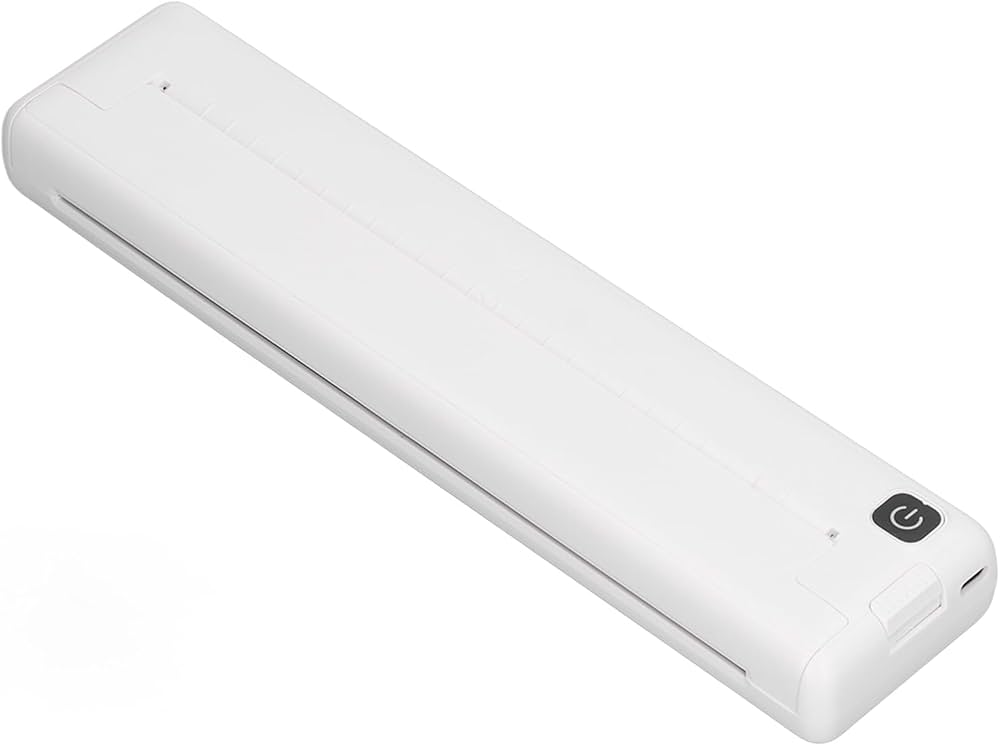 Amazon.co.jp: ポータブルインクレスサーマルプリンター、充電式、A4