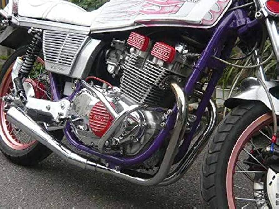 Amazon | PRETTY RACING製 GSX250E ザリ エンジンガード メッキ