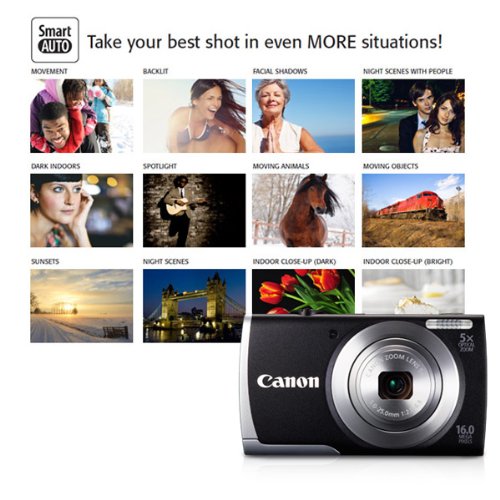 Amazon.com : Canon PowerShot A2600 is 16.0 MP Digital Camera with