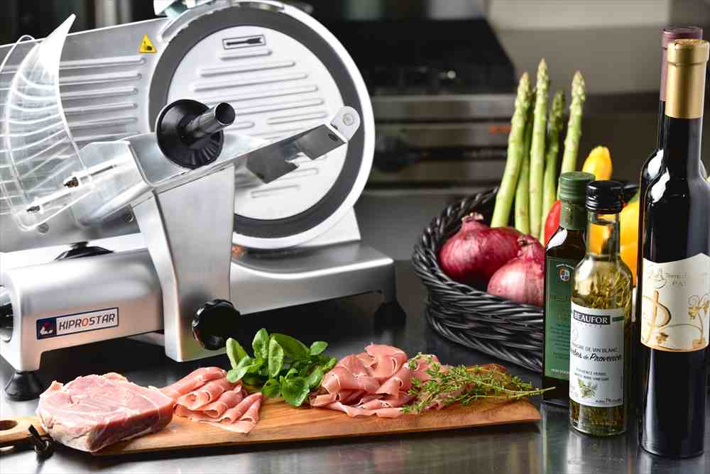 Amazon | 業務用 ミートスライサー 電動 肉スライサー【回転刃250mm