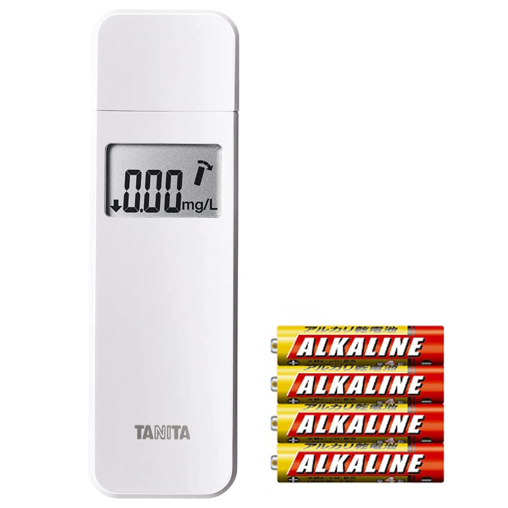 Amazon.co.jp: Tanita Alcohol Checker White (Set of 4 Batteries) EA