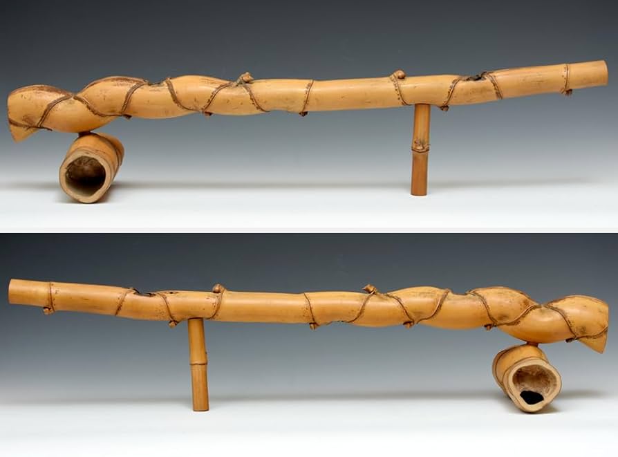 Amazon.co.jp: 時代寿泉(造)亀甲竹結界全長85㎝古材天然木茶道具仕切り