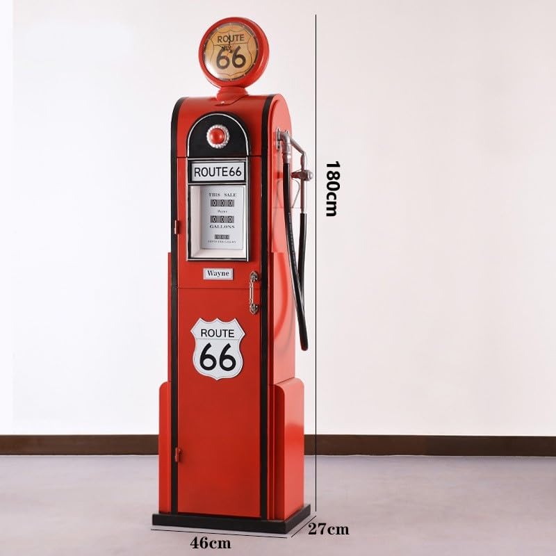 Amazon｜【Russelloko】ラック アメリカン レトロ 給油機 180cm