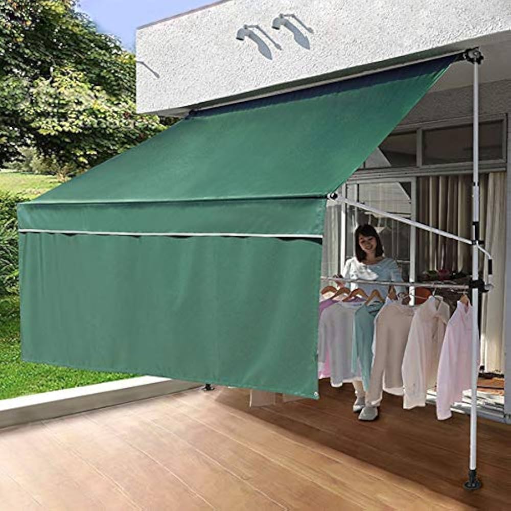 Amazon | SEMI-LC オーニング 3m つっぱりタイプ 日よけ サンシェード
