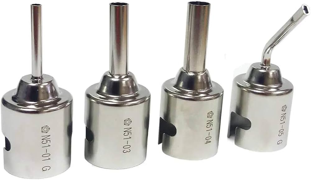Amazon.com: Hakko Hot Air Rework Nozzle, N51-50 Set (1,3,4 &5