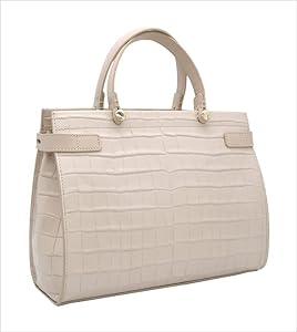 Amazon | [フルラ] LADY M トートバッグ M クロコダイル型押しカーフ