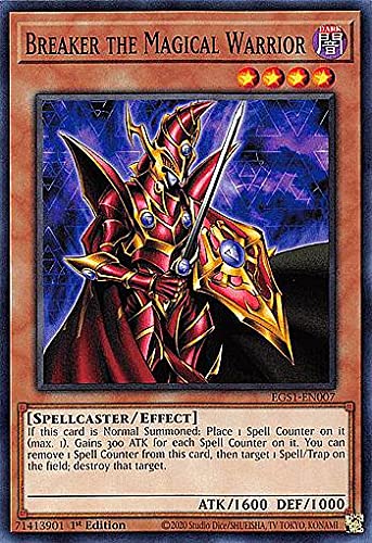 Amazon.co.jp: 遊戯王 EGS1-EN007 魔導戦士 ブレイカー Breaker the