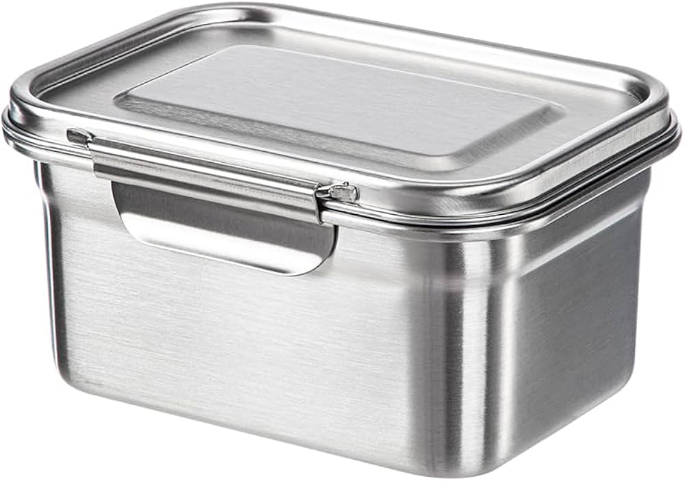 Amazon｜オールステンレス 保存容器 蓋付 食洗機対応 食品 冷凍 容器