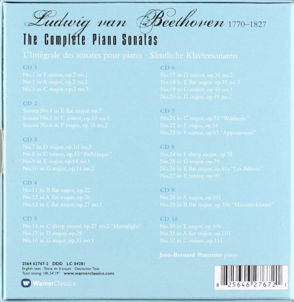Amazon.co.jp: ベートーヴェン:ピアノ・ソナタ全集(10枚組): ミュージック