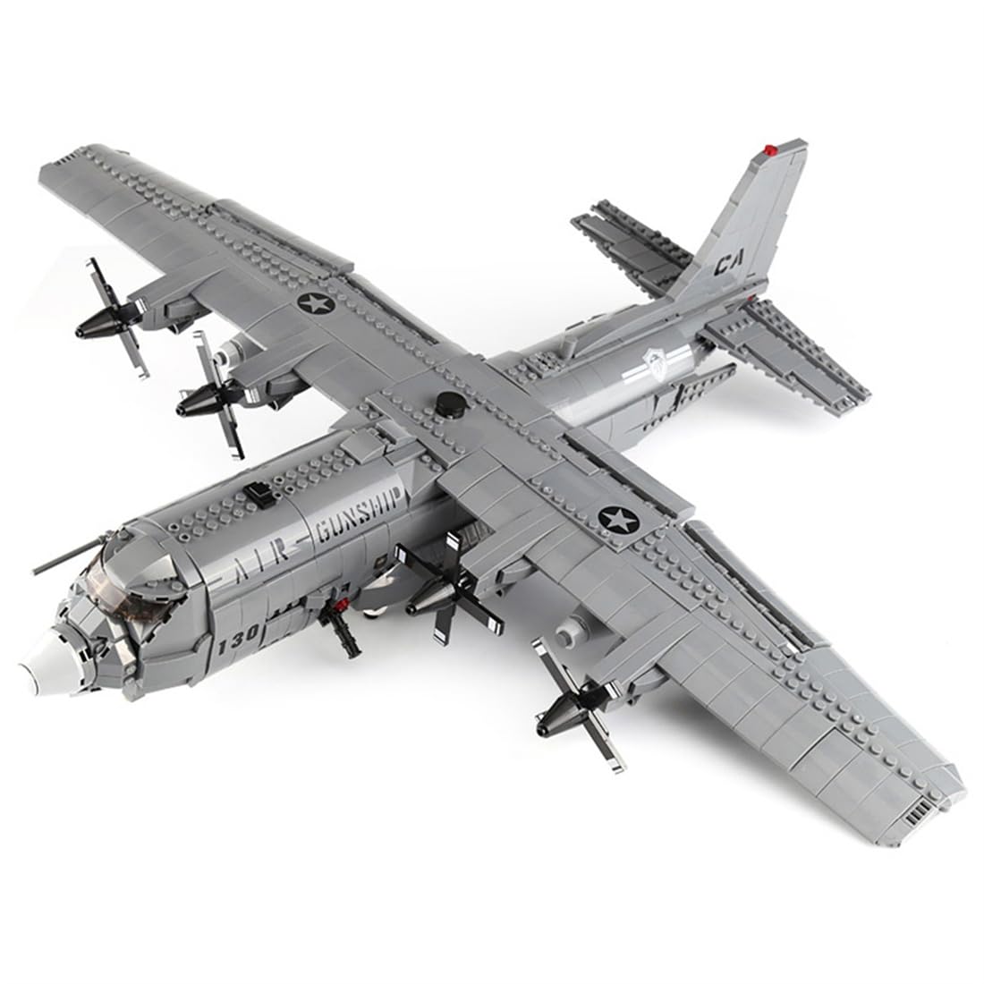 Amazon.com: MEOA AC130 WW2 Military Airplane Building Sets 1713pcs