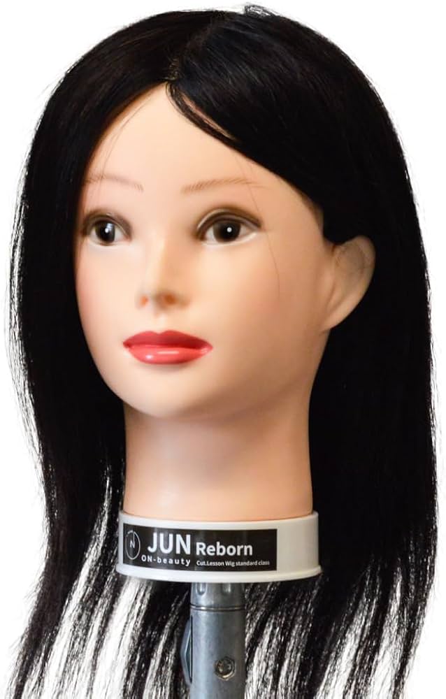 Amazon.co.jp: ON beauty JUN Reborn レッスンウィッグ 練習用 人毛100