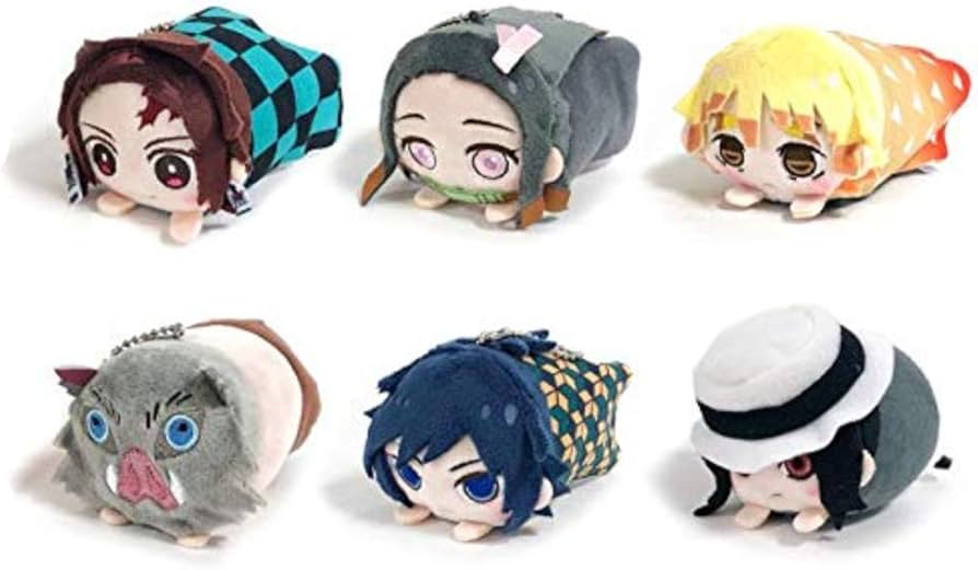 Amazon.co.jp: 鬼滅の刃 もちころりん ぬいぐるみマスコット BOX商品