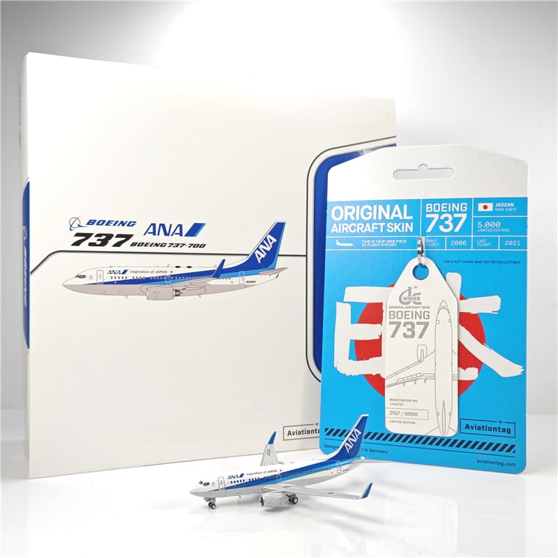 Amazon | JC Wings 1:400 SA4012 ANA Boeing 737-700 JA02AN +カギ