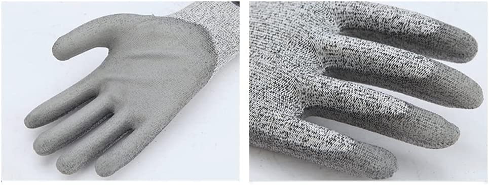 Amazon.co.jp: ZXKYZR8 グレー塗装手のひら作業用手袋、滑り止め