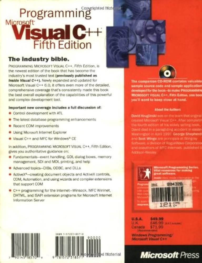 Amazon.com: Programming Microsoft Visual C++: 9781572318571