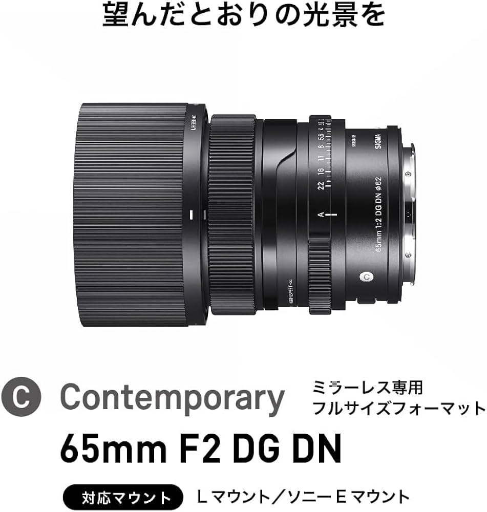 Amazon.co.jp: シグマ(Sigma) レンズ 65mm F2 DG DN Leica ライカ L