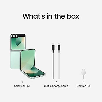 Amazon.com: SAMSUNG Galaxy Z Flip 6 AI Cell Phone, 256GB Unlocked
