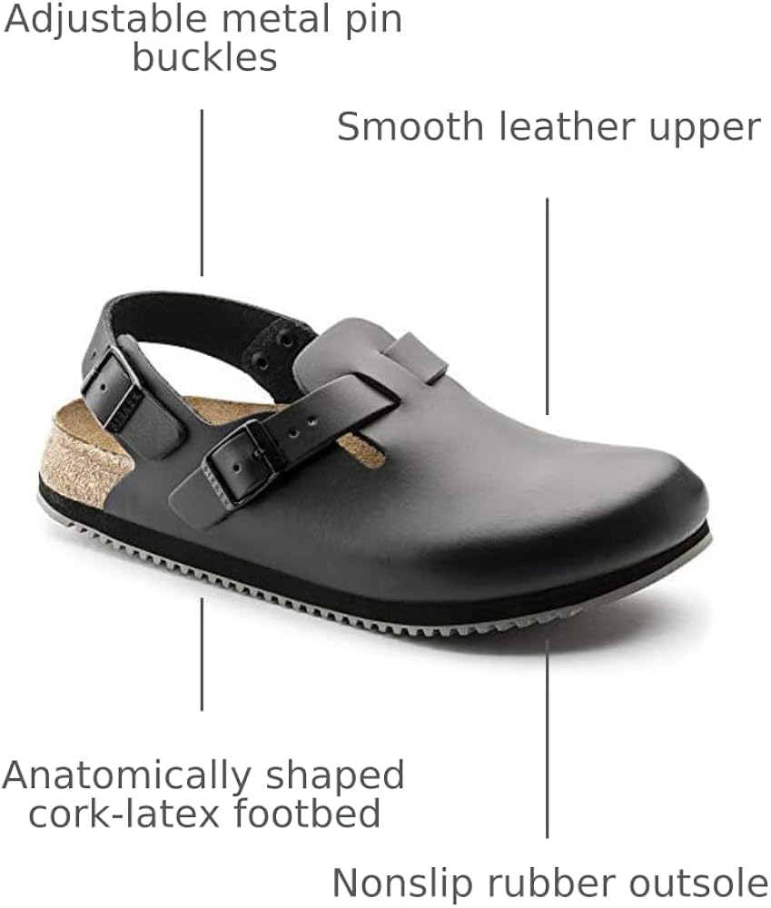 Amazon.com | Birkenstock Men's Clogs and Mules, Black, 7.5 us