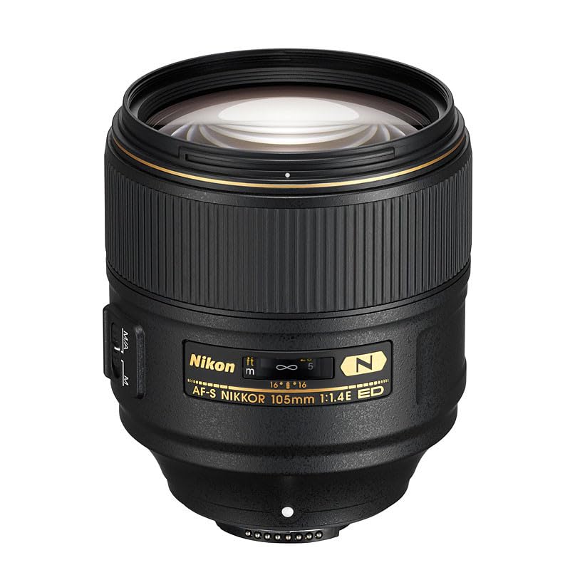 Nikon 20064 AF-S FX NIKKOR 105mm f/1.4 ED Lens with Auto Focus for