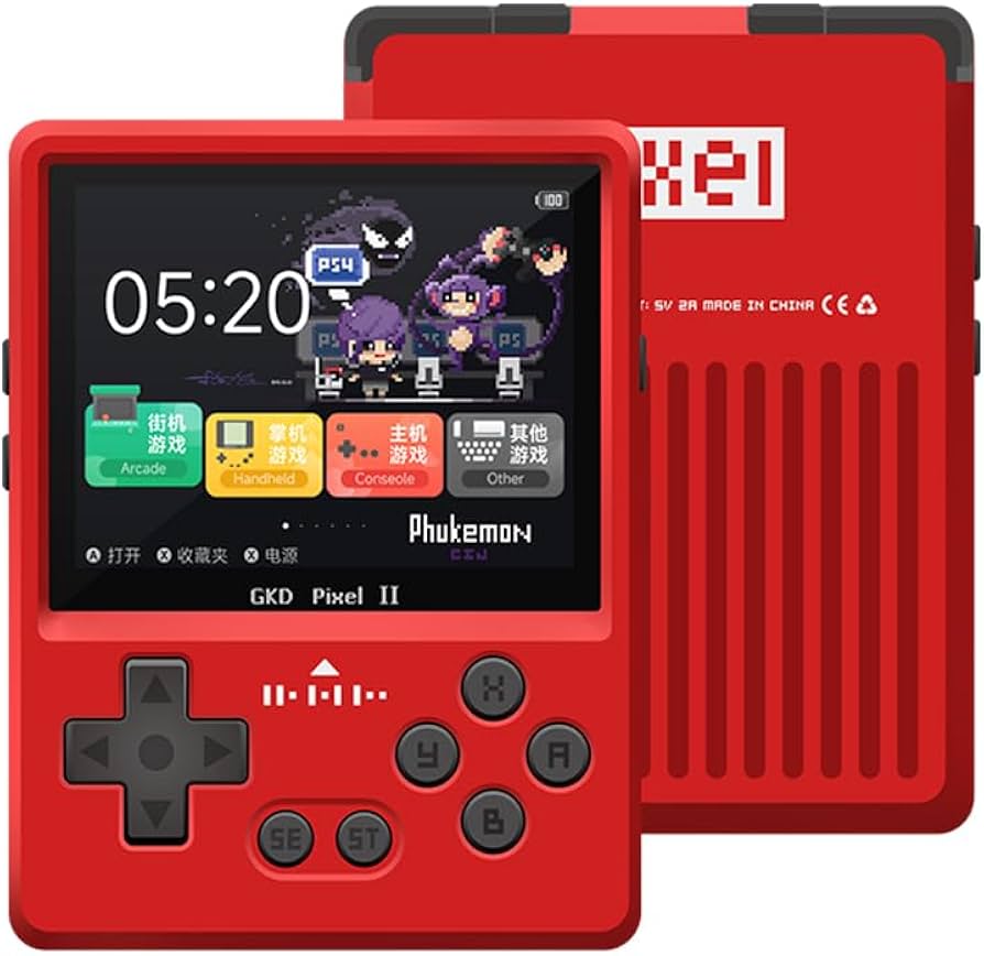 Amazon.co.jp: GKD Pixel II RK3326S レトロポータブルゲーム機 CNC