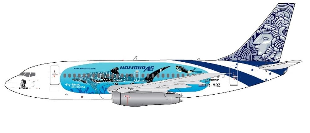 Amazon.com: GeminiJets GJLEM2244 Aviatsa Boeing 737-200 Honduras