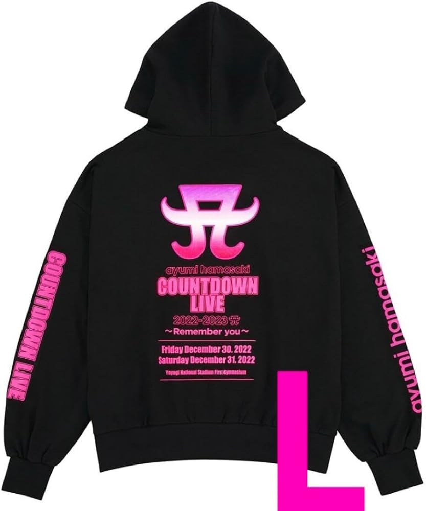 Amazon.co.jp: 浜崎あゆみ カウントダウン パーカー Remember you L