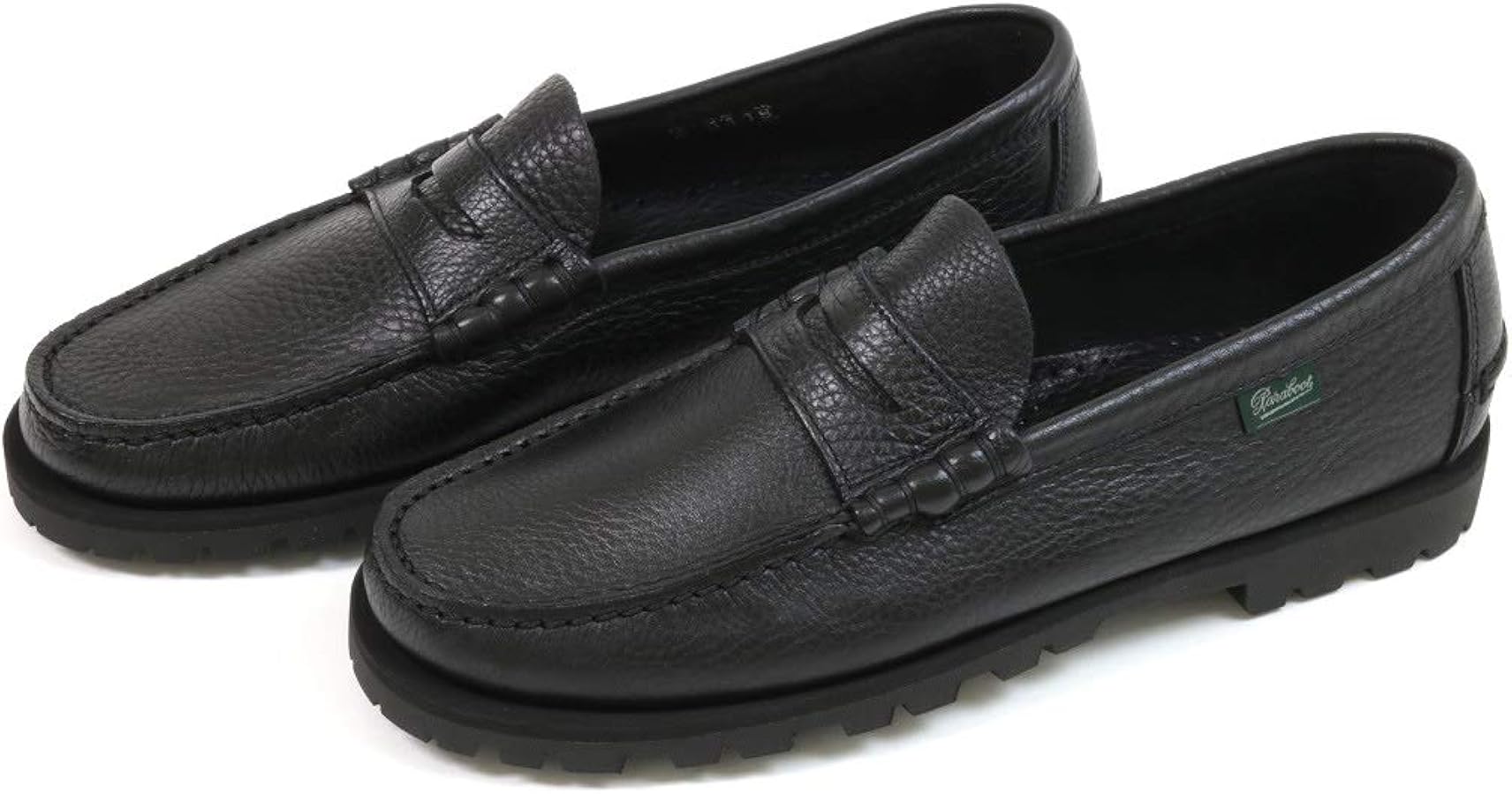 Amazon.co.jp: Paraboot Coraux / RAID NOIRE-FOUL NOIR Loafer, Raid
