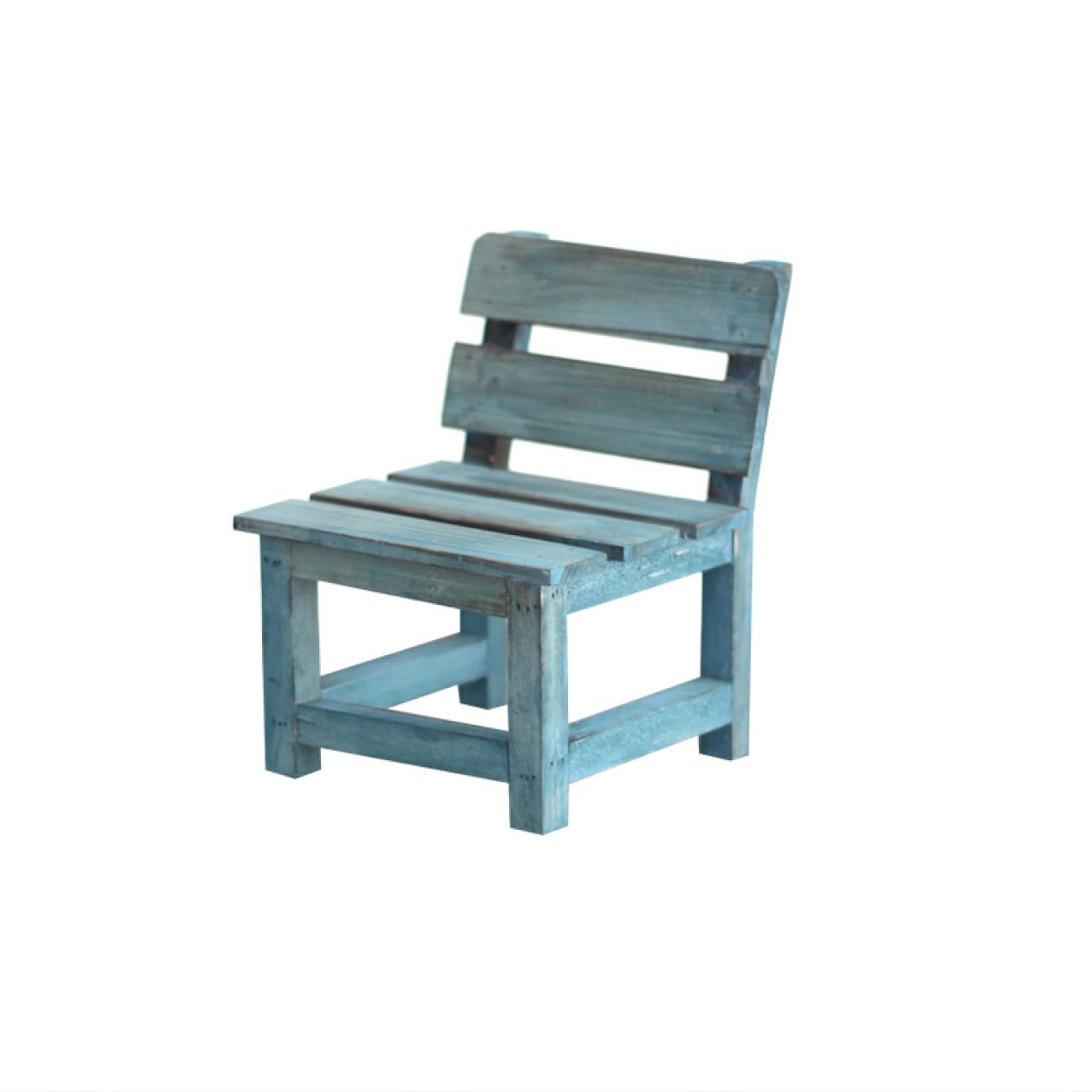 Amazon｜[GZGZ] 木製 ブルー ウッド ドールチェアー イス 椅子 いす