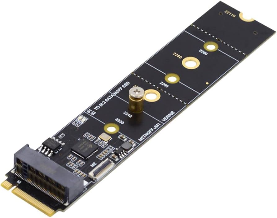 chenyang M.2 SSD SATA NGFF B+M Key to NVME M-Key Expansion Card