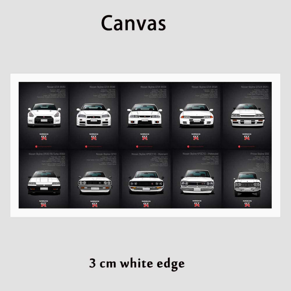 Amazon.co.jp: 日産スカイラインGTRウォールアートポスターキャンバス