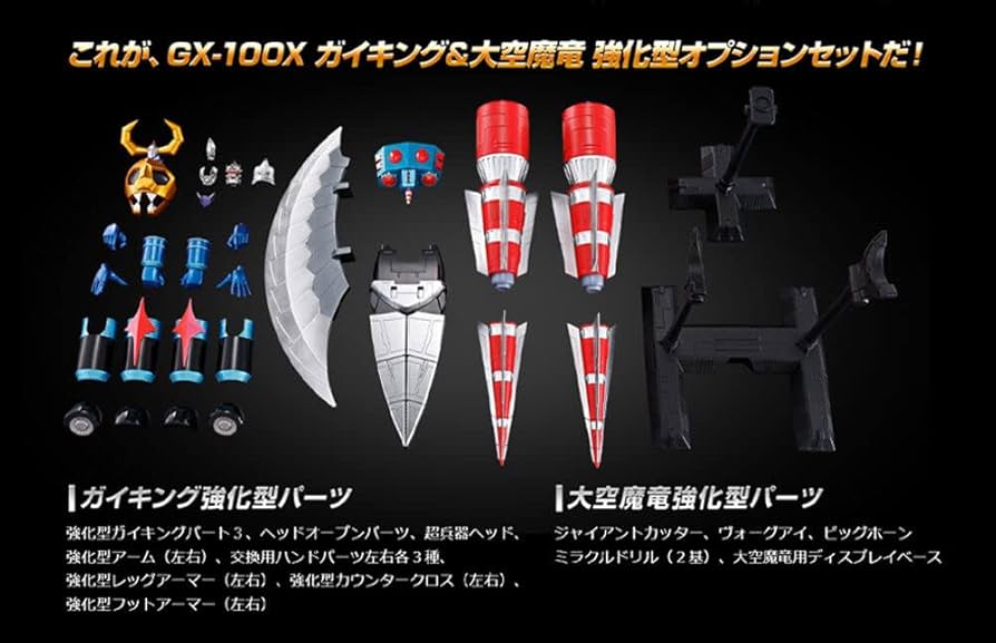 Amazon.co.jp: 大空魔竜ガイキング 超合金魂 GX-100X ガイキング＆大空