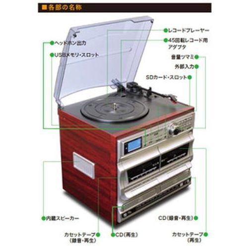 Amazon.co.jp: Bearmax マルチオーディオレコーダー/プレーヤー