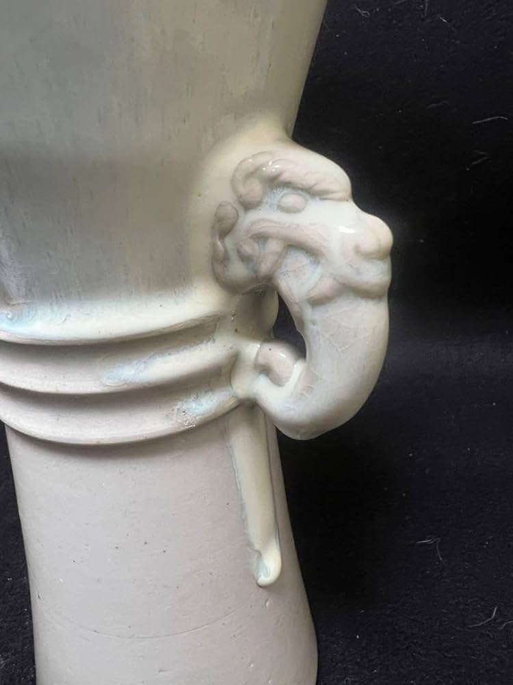 Amazon.co.jp: 赤膚焼尊式他花器花瓶 尾西楽斎造 大和圓照寺 華道山村