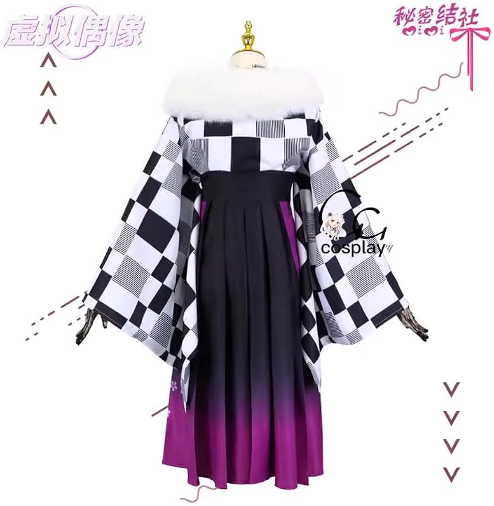 Amazon.co.jp: [1767] VTuber 常闇トワ 浴衣 正月衣装 コスプレ衣装