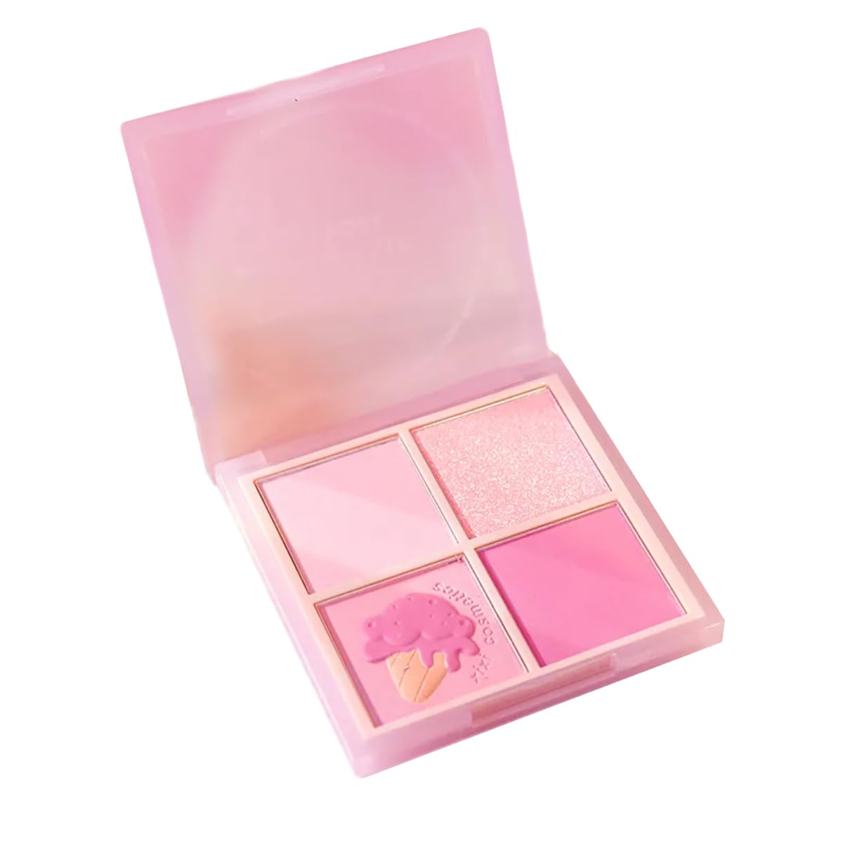 Amazon | チークミックスカラーチークブラッシャーパレット ハイライト