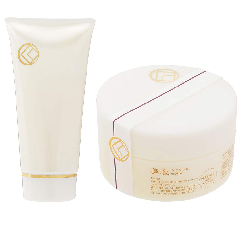 Amazon | 【肌断食専用】うつくしお(美塩) 洗顔料 ＋ 全身用〈ボディ