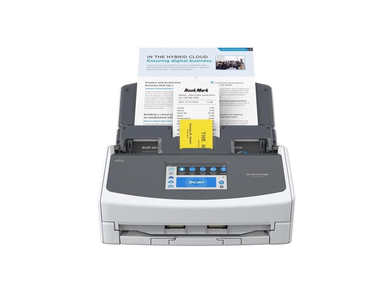Fujitsu ScanSnap iX1600 ADF Scanner - 600 dpi Optical : Amazon.in