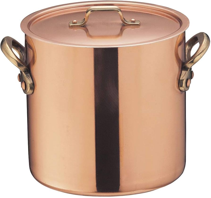Amazon｜遠藤商事 業務用 エトール 寸胴鍋 18cm 銅・真鍮・錫 日本製