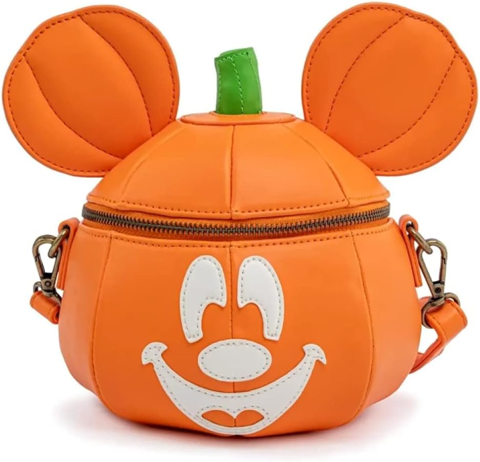 Loungefly Disney Mickey Mouse Mick-O-Lantern Halloween Crossbody