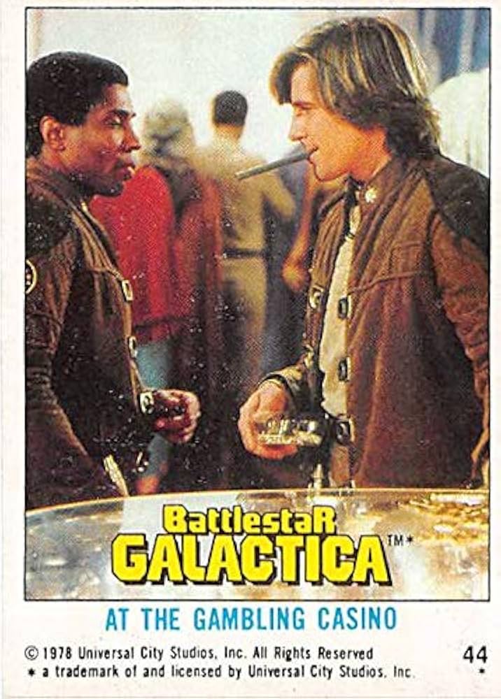 Starbuck Boomer trading card Battlestar Galactica 1978 Topps #44