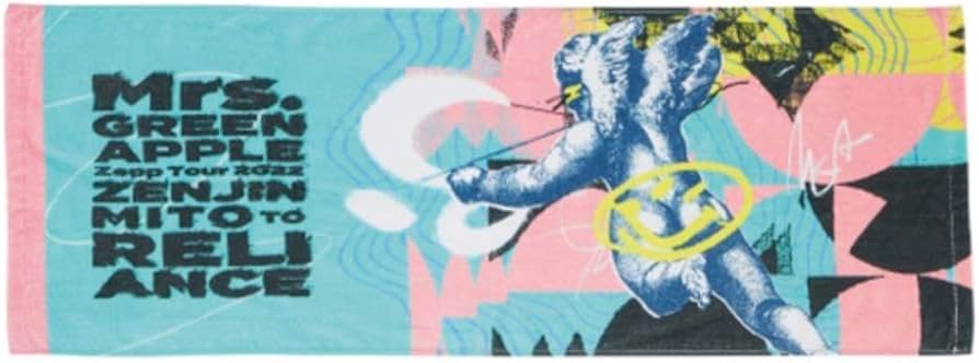 Amazon.co.jp: Mrs.Green Apple タオル ゼンジン未到とリライアンス