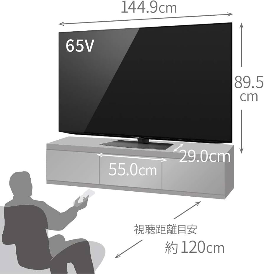 Amazon | シャープ 65V型 有機EL テレビ AQUOS OLED 4T-C65CQ1 4K