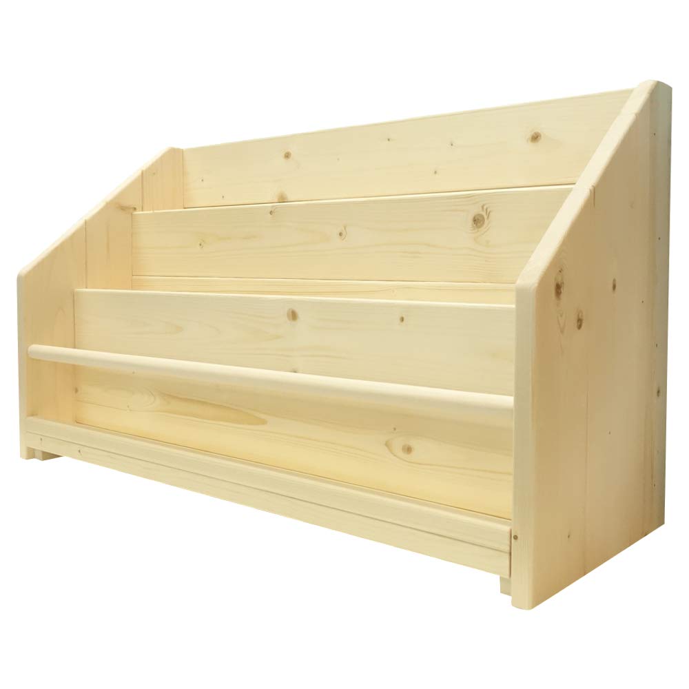 Amazon.co.jp: 絵本ラック ロータイプ ハンドメイド 完成品 絵本棚