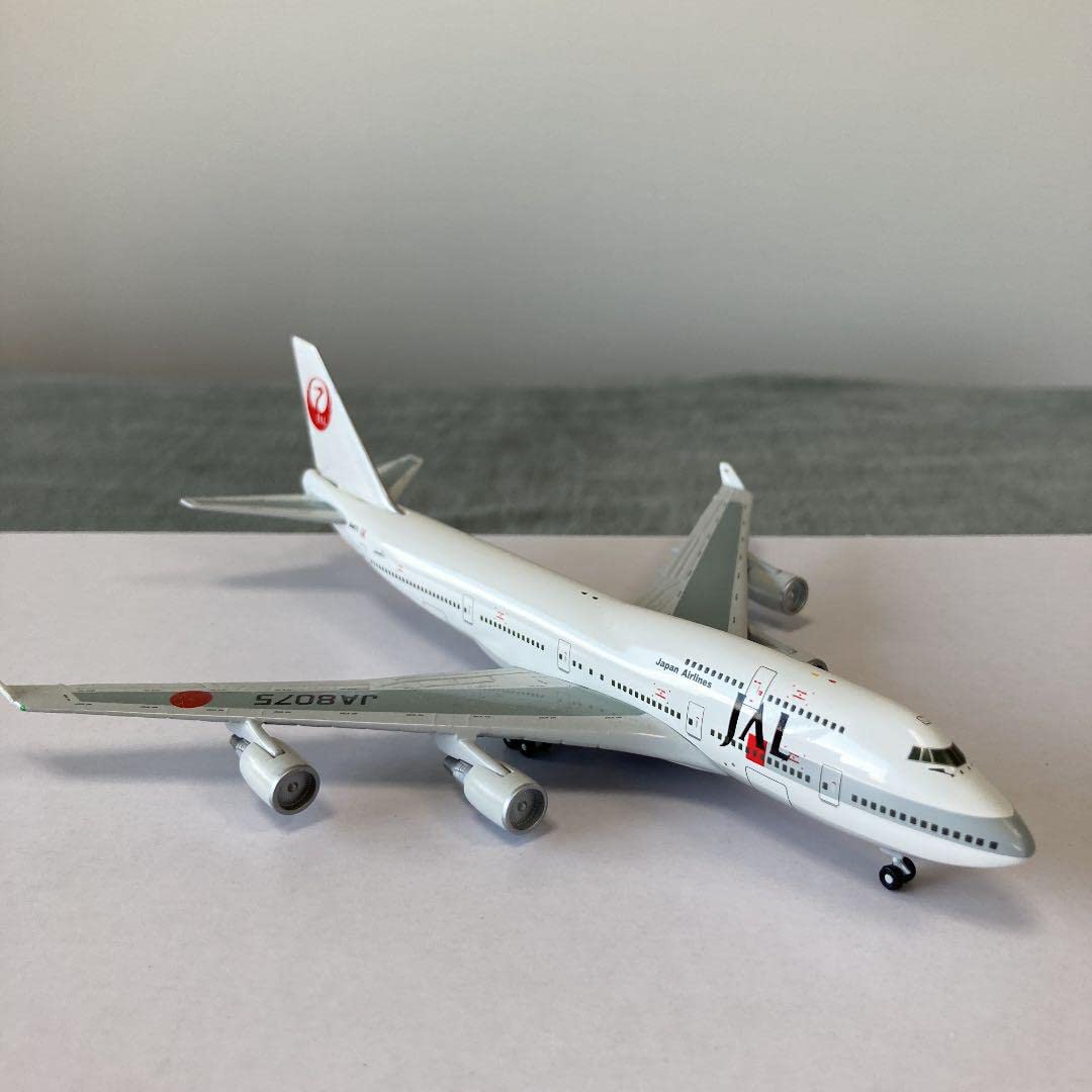 Amazon.co.jp: モデルプレーン ダイキャスト JAL 日本航空 B747-400 1