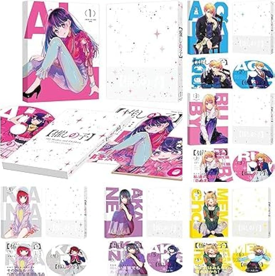 Amazon.co.jp: 推しの子 DVD 全巻セット 初回生産特典全付き （1～6巻