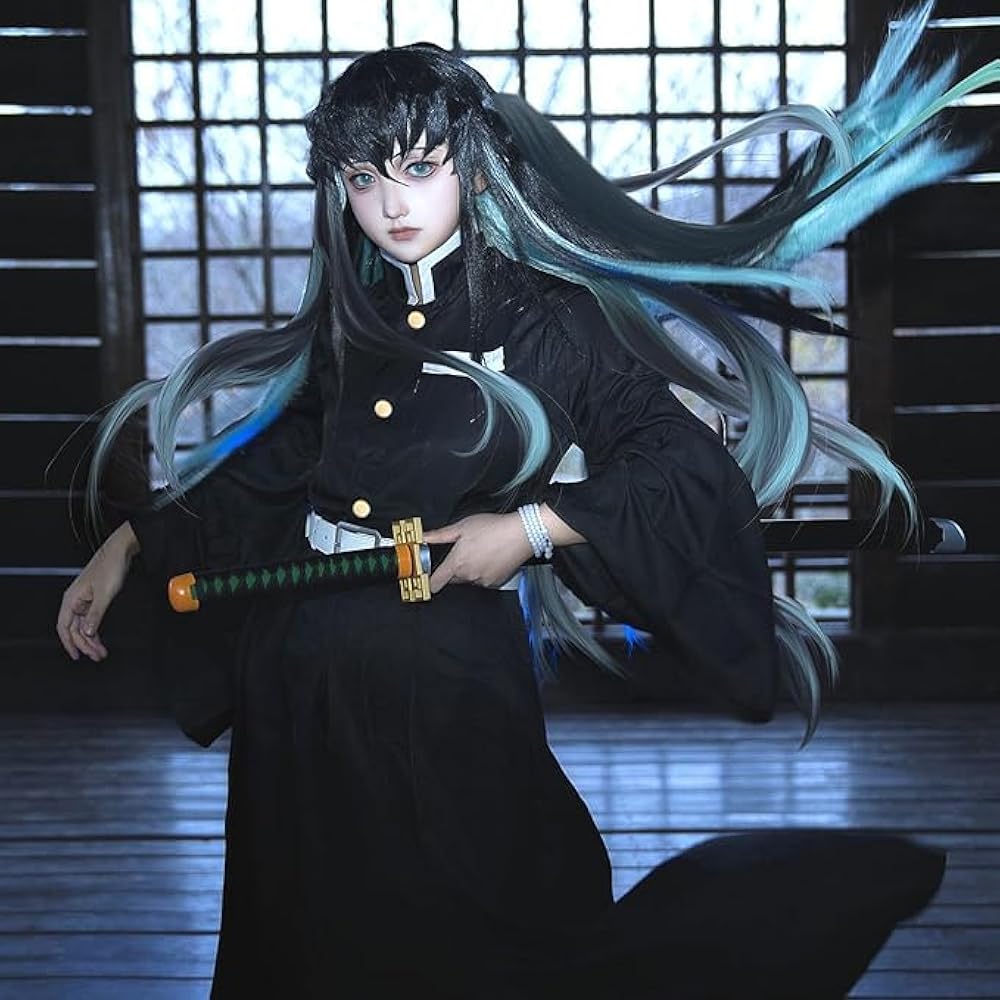 Amazon.co.jp: [XXWTT] 鬼滅の刃 コスプレ ウィッグ付き＆ウィッグなし